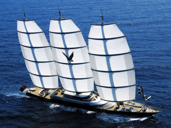 Yacht For Sale Sailing Boat Perini Navi 88m Maltese Falcon For Sale